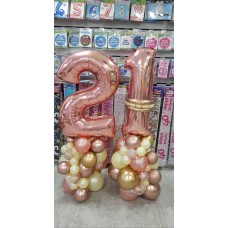 Numbered Balloon Display