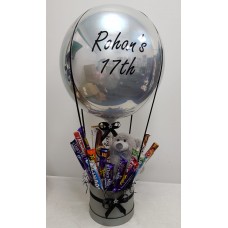 Hot Air Ballon Silver Chocolate Bouquet 